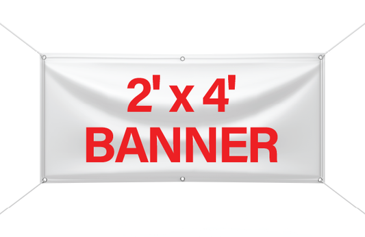 2' x 4' Vinyl Banner