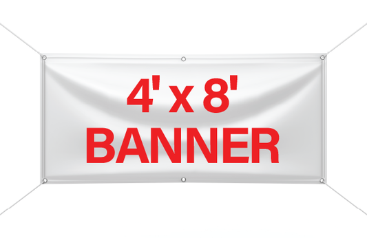 4' x 8' Vinyl Banner